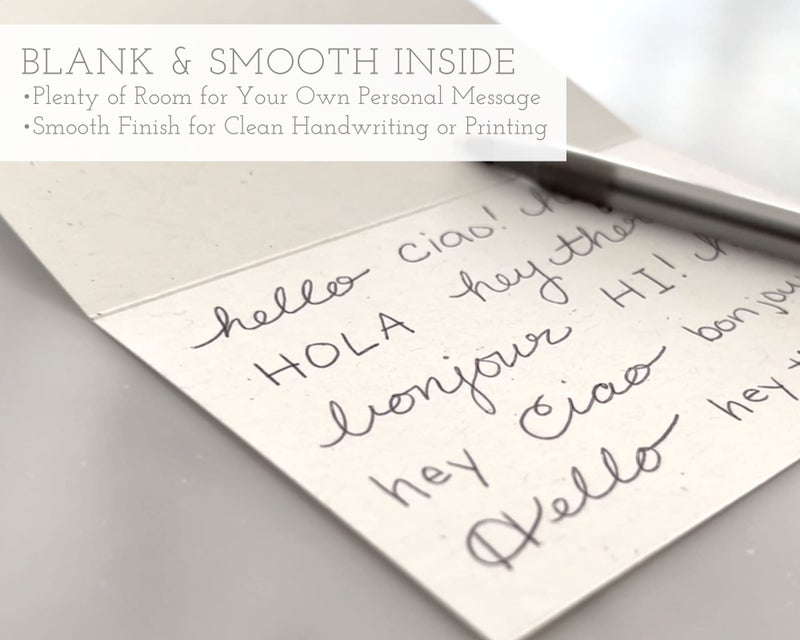 Black Tabby Studio Paper Plane Thank You Cards - 24 Greeting Cards with Envelopes - Image 3